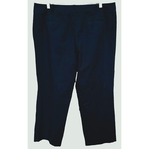 Calvin Klein CK Women’s Black Stretch Wide Leg Chino Pants Slacks Size 16 - Picture 2 of 4